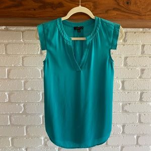 J.Crew Teal Cap Sleeve Too